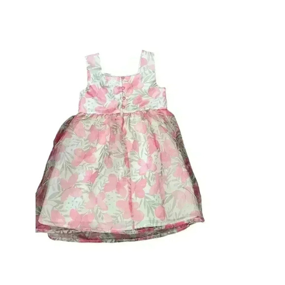 Catherine Malandrino Girls Dress 5T Great Condition Color Pink and White - Picture 3 of 5
